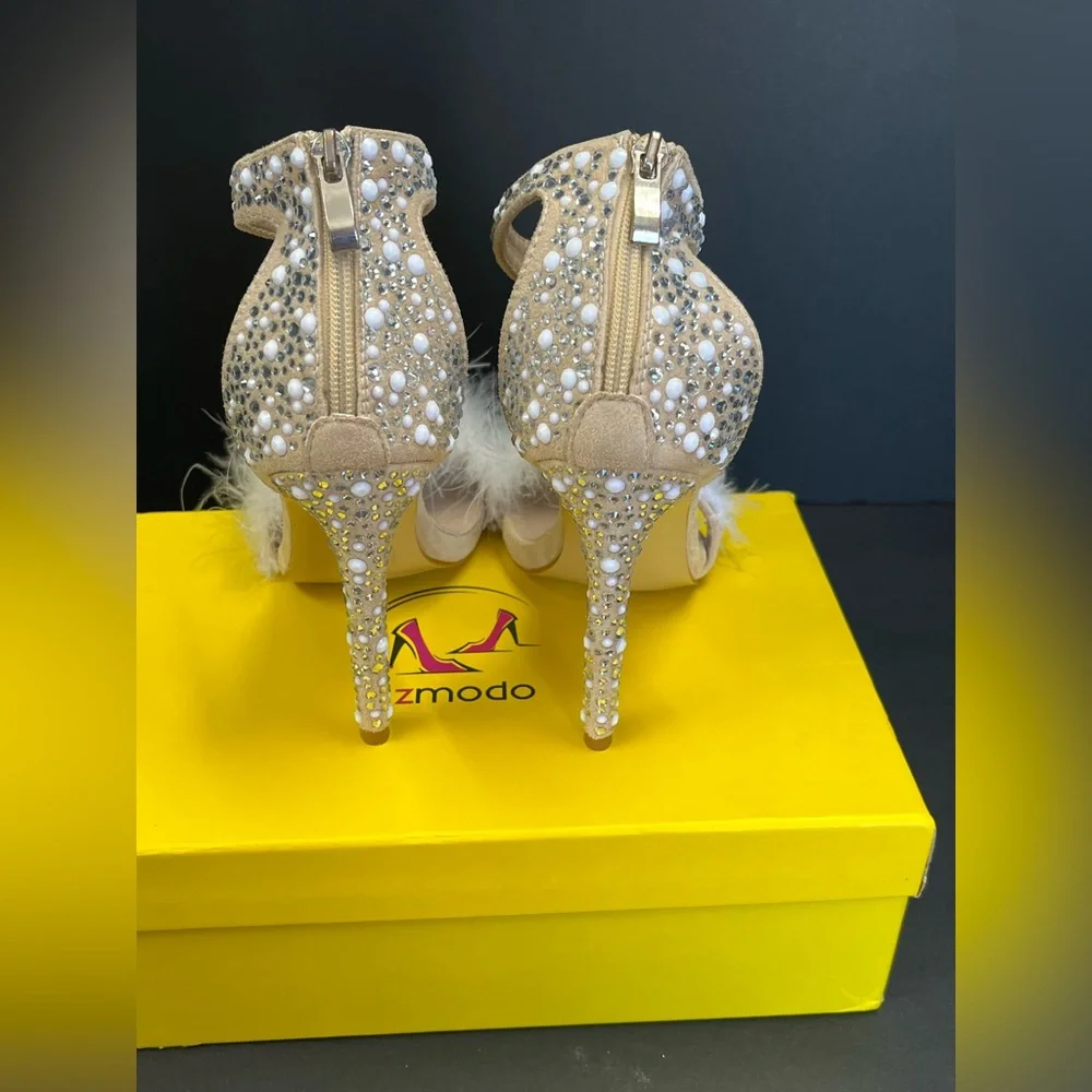 Azmodo Women’s Wedding/Party Stilettos - Picture 7 of 10